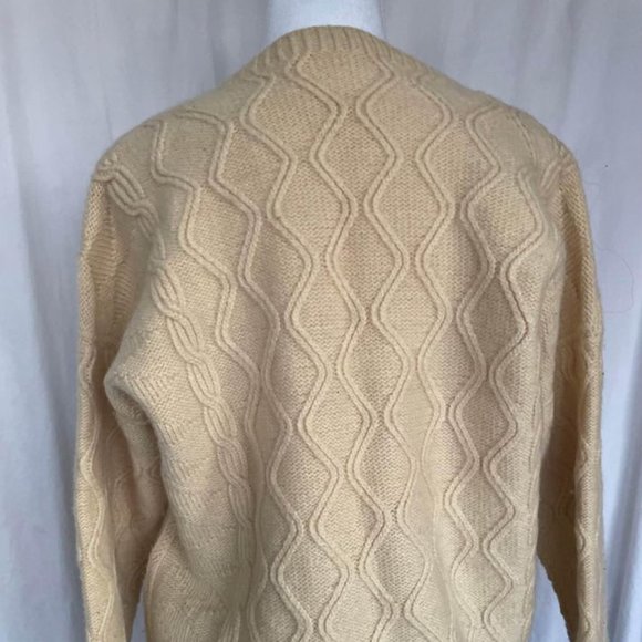 Vintage Handmade Cableknit Sweater - Picture 3 of 8